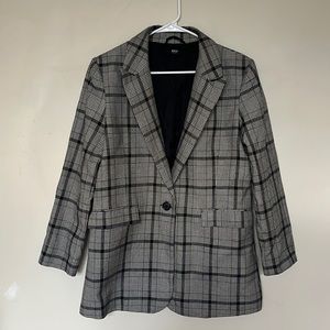 NWOT ABLE Elma Structured Blazer Black and White Large